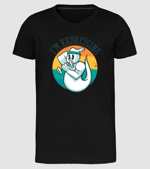 Antrenament Fantomă (Spirit?) model negru pe tricou