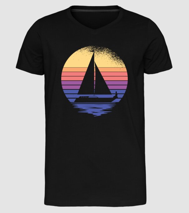Navigație model negru pe tricou