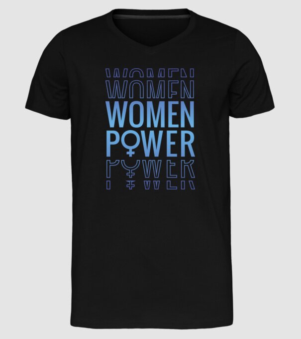 Women Power de Ziua Femeii model negru pe tricou