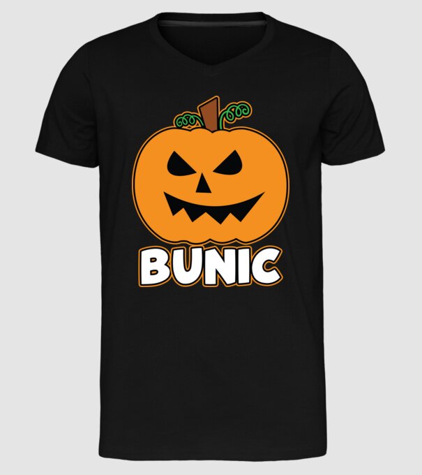 bunic model negru pe tricou