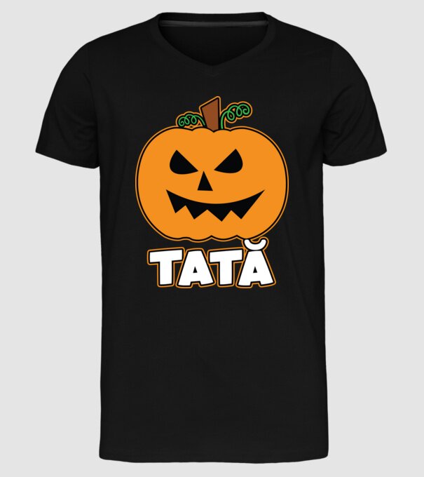 tată model negru pe tricou
