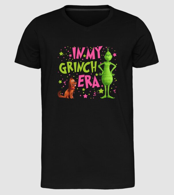 In my Grinch era model negru pe tricou