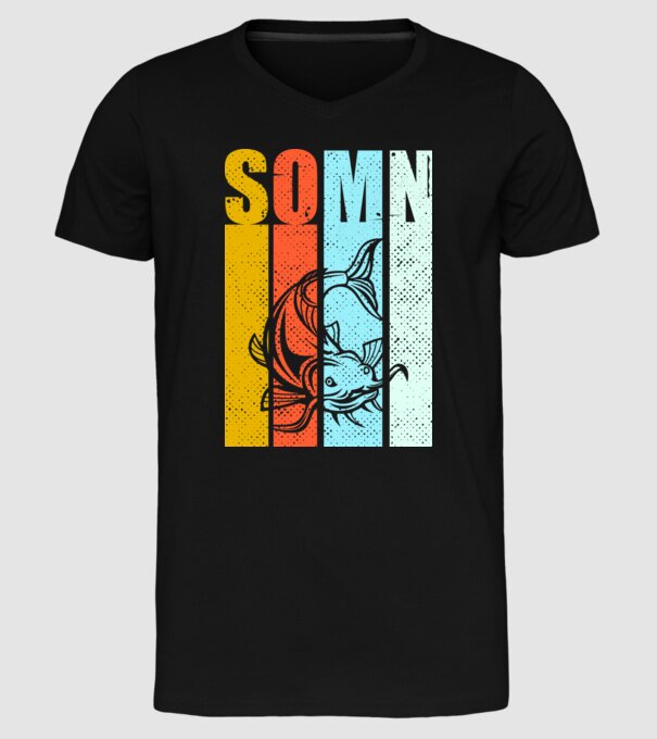 somn model negru pe tricou