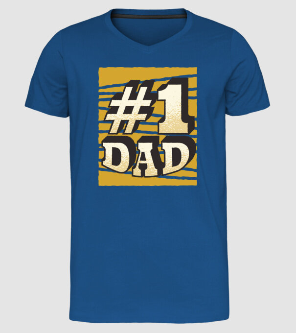 Tata 01 model albastru regal pe tricou