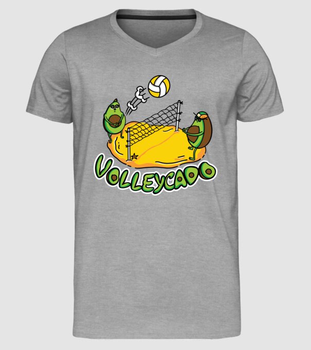 Avocado Volei model gri pe tricou