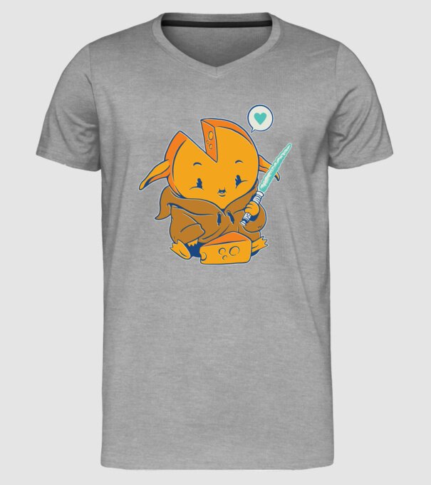Baby Gouda model gri pe tricou