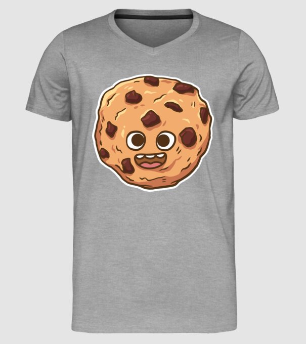 Cookie drăguț model gri pe tricou