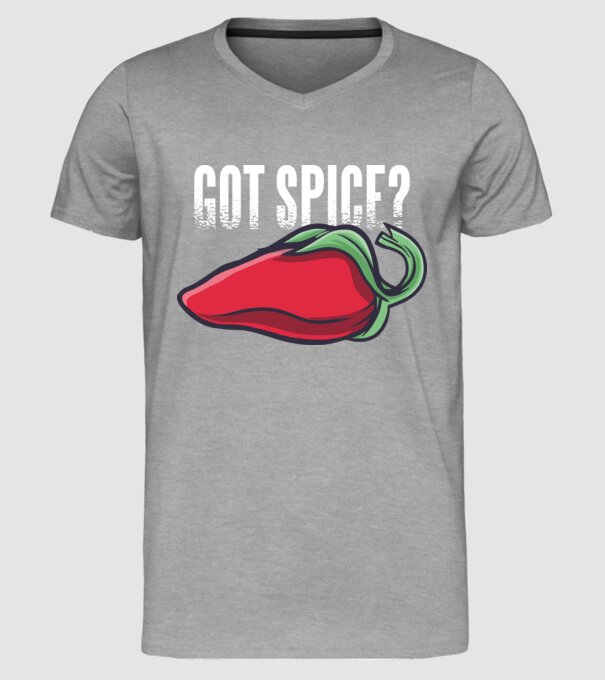 Got Spice ardei model gri pe tricou