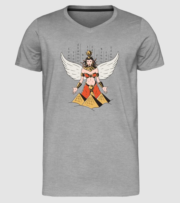 Zeița Isis model gri pe tricou
