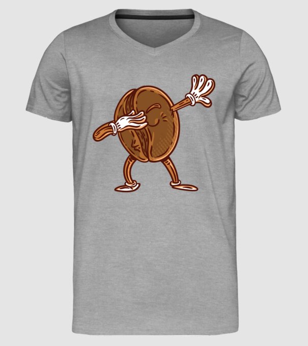 Cafea DAB model gri pe tricou
