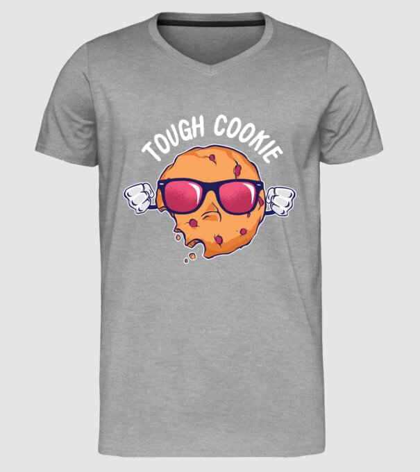 Tricou antrenament prăjitură tare model gri pe tricou