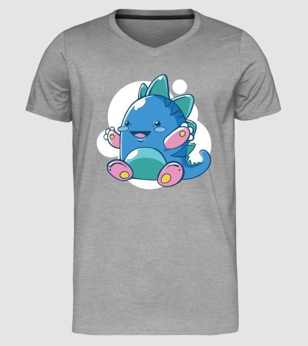 Bebe dragon model gri pe tricou