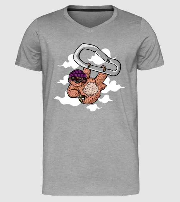 Carabină pentru Leneș model gri pe tricou
