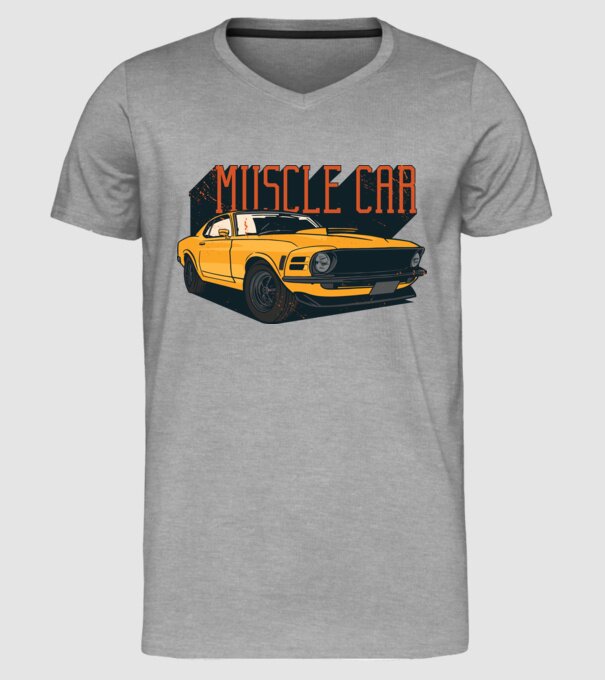 Mașină sport cool model gri pe tricou