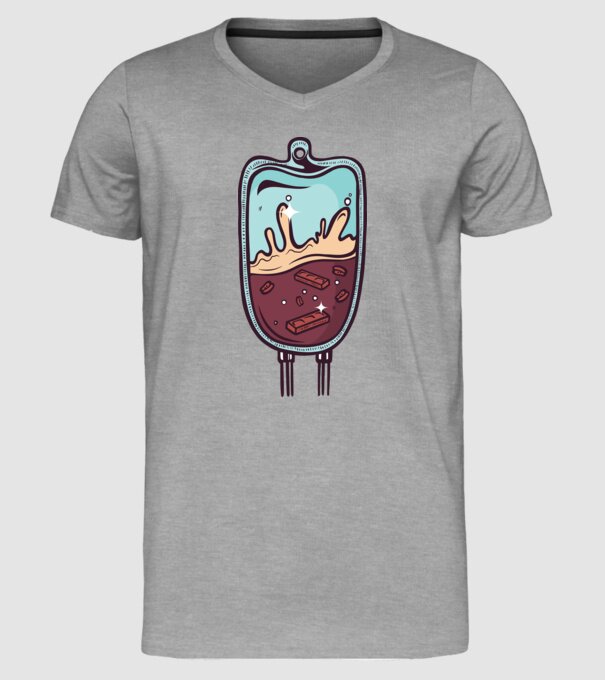Porter Infuzie model gri pe tricou
