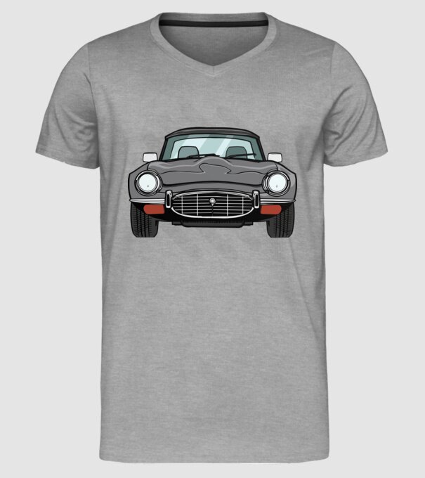 Mașină veche model gri pe tricou