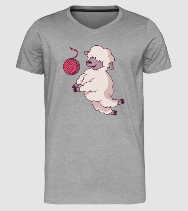 Miel voleibalist model gri pe tricou