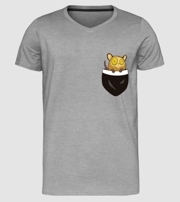 Maki de buzunar model gri pe tricou