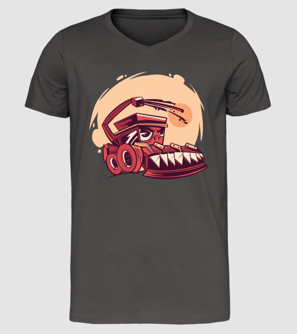 Secerătoare model gri închis pe tricou