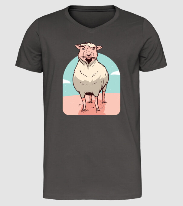 Miel Șobolan model gri închis pe tricou