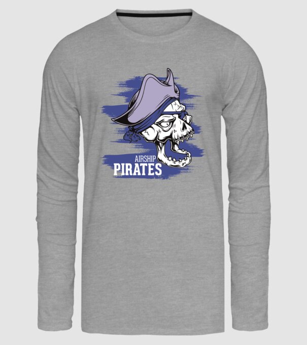 Airship Pirates 2 - Pirat model gri pe tricou