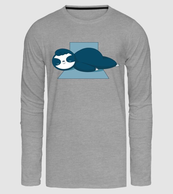Leneș dormind model gri pe tricou