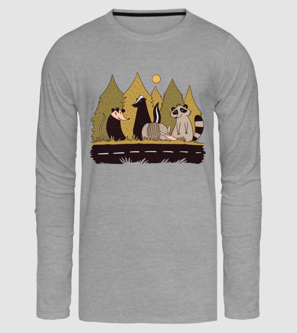 Animals Crossing model gri pe tricou