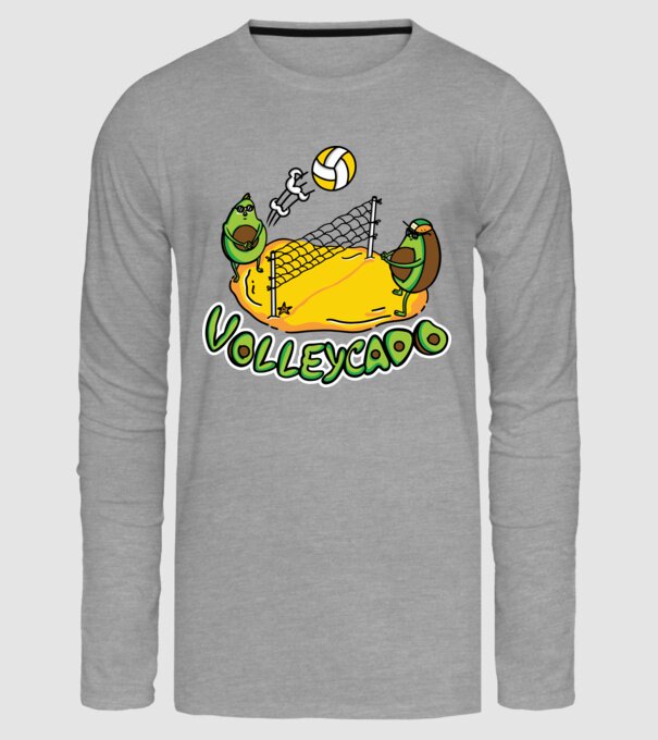 Avocado Volei model gri pe tricou