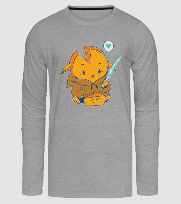 Baby Gouda model gri pe tricou