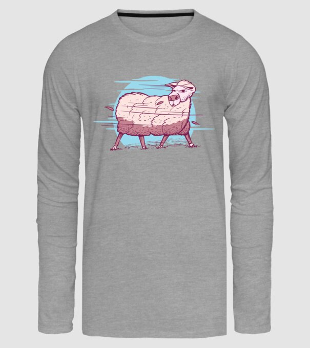 Miel în furtună model gri pe tricou