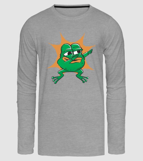 Broască DAB model gri pe tricou