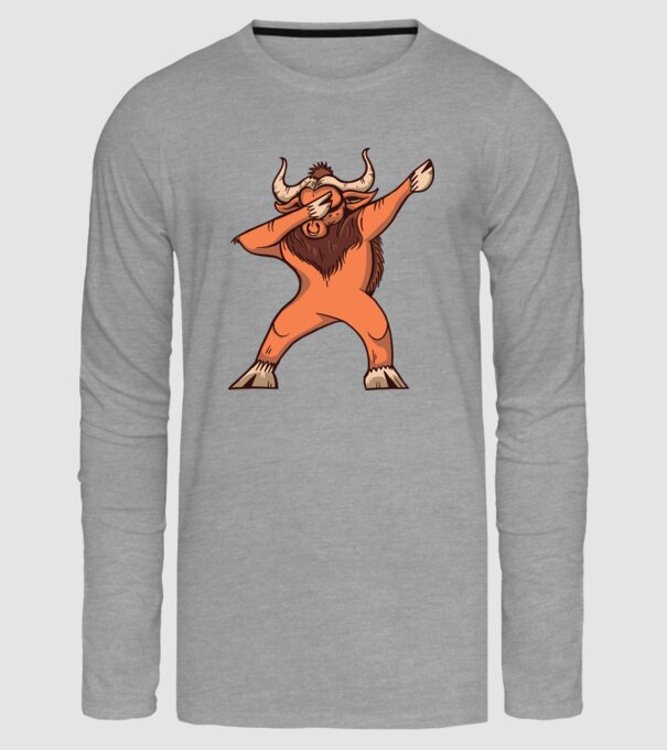 Bivol DAB model gri pe tricou