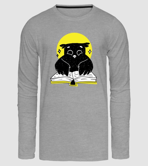 Bufniță de noapte model gri pe tricou