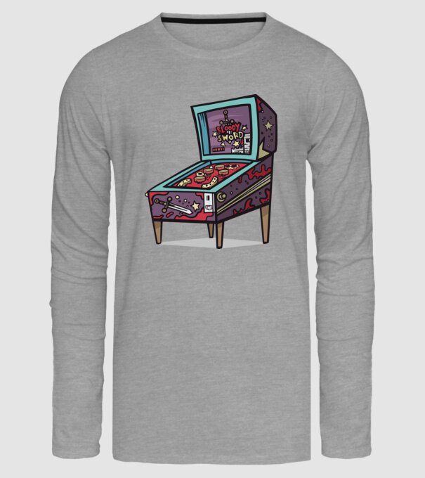 Flipper model gri pe tricou