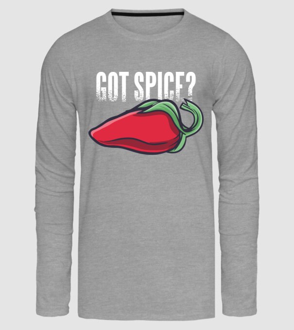 Got Spice ardei model gri pe tricou
