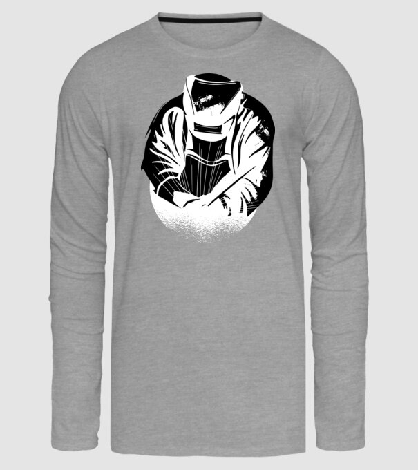 Tricou sudor model gri pe tricou