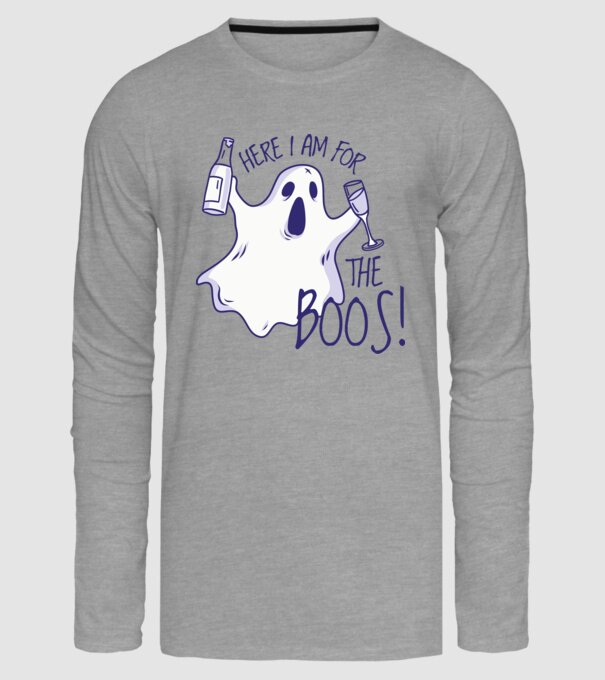 Here I am for the Boos model gri pe tricou