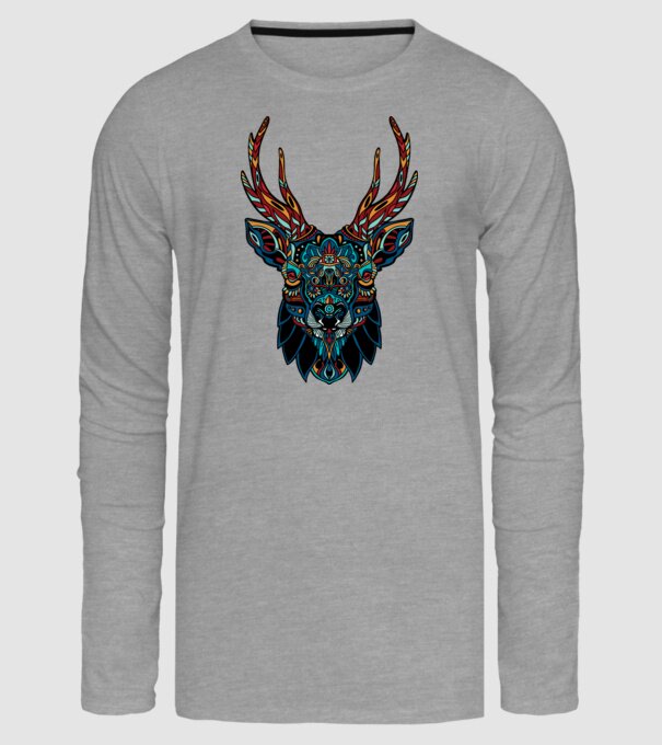 Elan model gri pe tricou