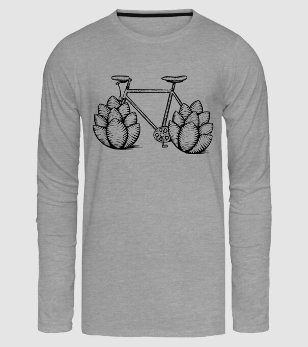 Bicicletă Hamei model gri pe tricou