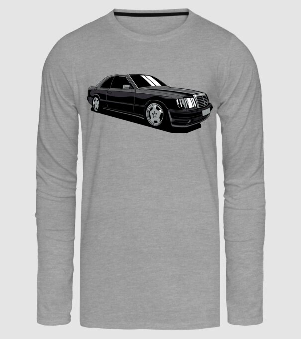 Mercedes model gri pe tricou