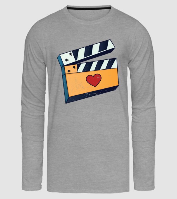 Cinema Film model gri pe tricou