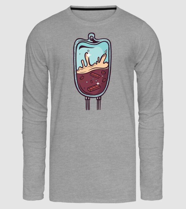 Porter Infuzie model gri pe tricou