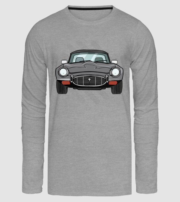 Mașină veche model gri pe tricou