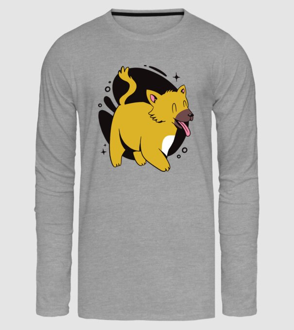 Vulpe model gri pe tricou
