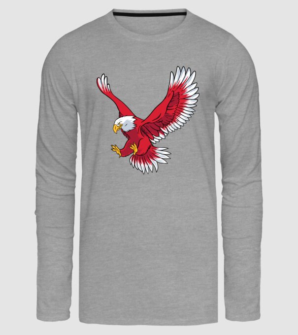Vultur model gri pe tricou