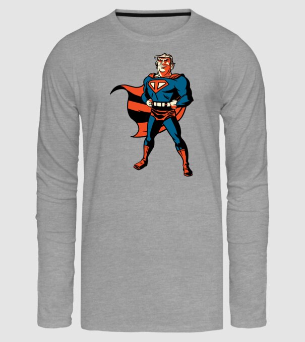 Super Trump Usa 2020 model gri pe tricou