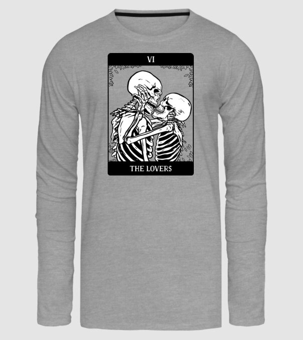 Schelete îndrăgostite model gri pe tricou