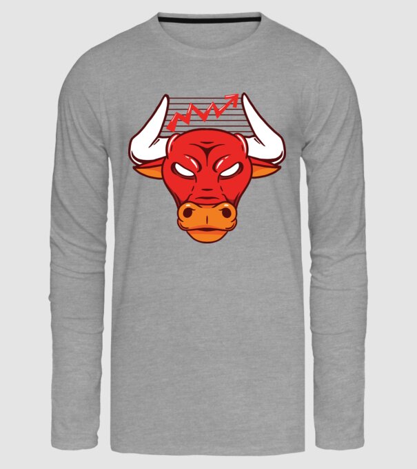 Bursa de Valori Taur model gri pe tricou