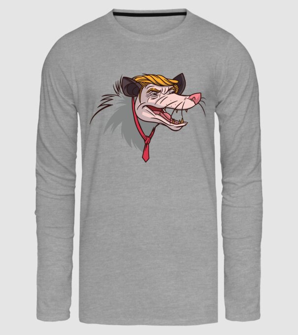 Trump Opossum model gri pe tricou