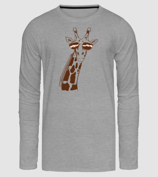 Cap Girafă model gri pe tricou
